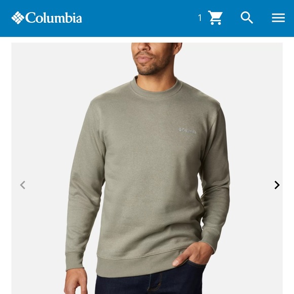 Columbia Hart Mountain II Crew Sweatshirt Men's - A One Clothing